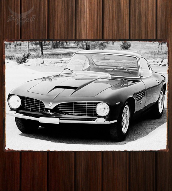 Металлическая табличка Ferrari 250 GT SWB Bertone Металлическая табличка Ferrari 250 GT SWB Bertone
